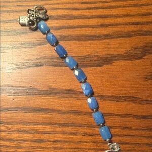 Elegant Brighton Blue Beaded Bracelet